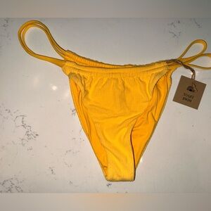 FREE PEOPLE x Toast Swim Ribbed Tunnel Bikini Bottom SX XL